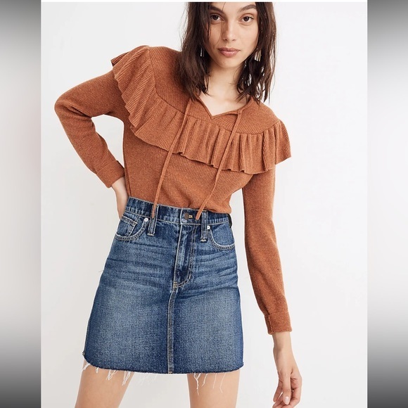 MADEWELL Denim skirt Size 30 - Picture 1 of 11